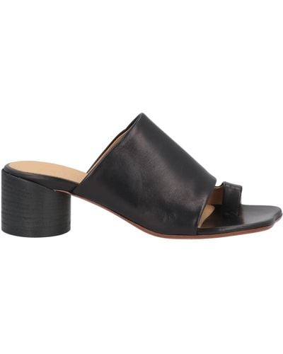 MM6 by Maison Martin Margiela Sandalias de dedo - Negro