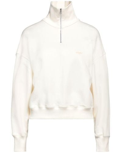MSGM Ivory Sweatshirt Cotton - White