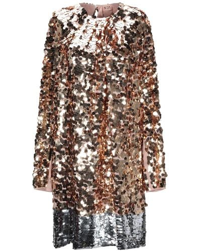 N°21 Mini Dress - Metallic