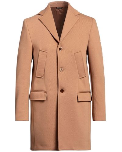 Grey Daniele Alessandrini Daniele Alessandrini Coat Polyester - Natural