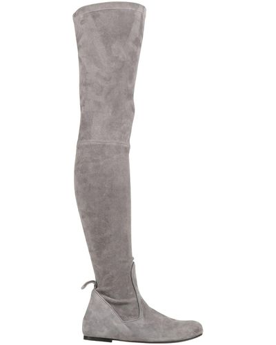 Kiton Knee Boots - Grey