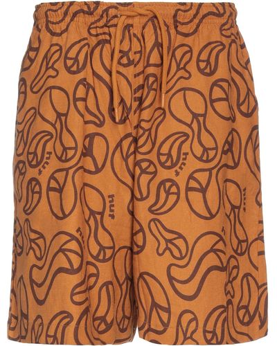 Huf Shorts & Bermuda Shorts - Brown