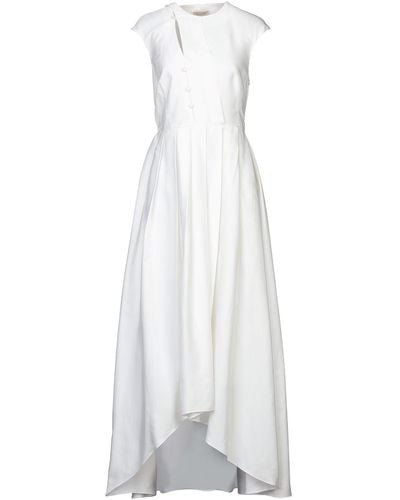 Zeus+Dione Midi-Kleid - Weiß
