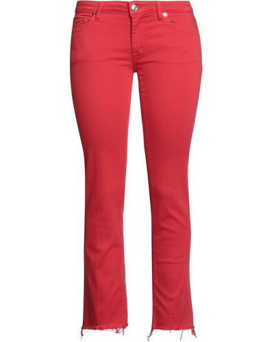 People Pantaloni Jeans - Rosso