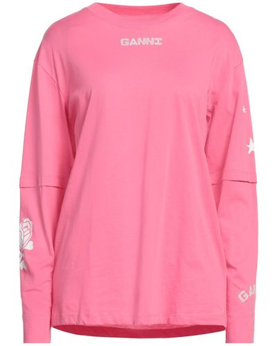 Ganni T-shirt - Rosa