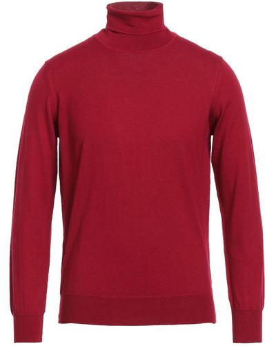 Della Ciana Rollkragenpullover - Rot