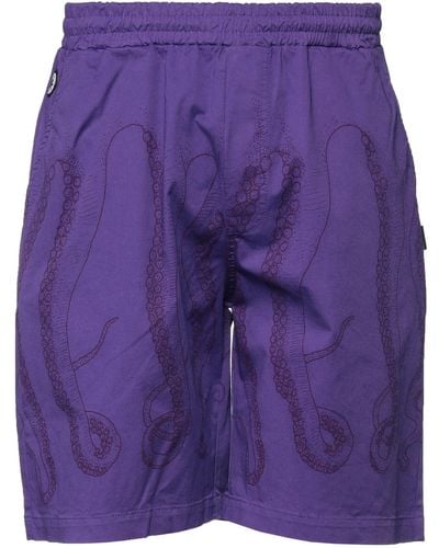 Octopus Shorts & Bermuda Shorts - Purple