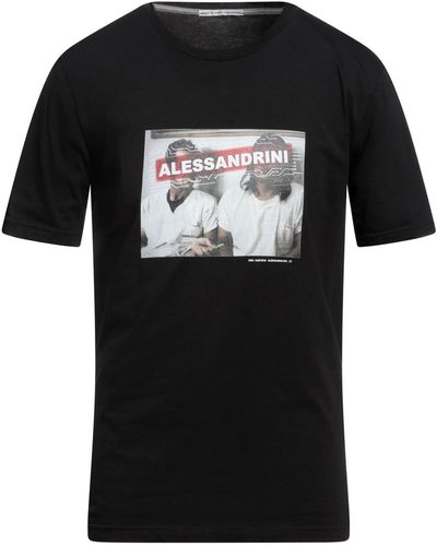 Grey Daniele Alessandrini T-shirt - Black