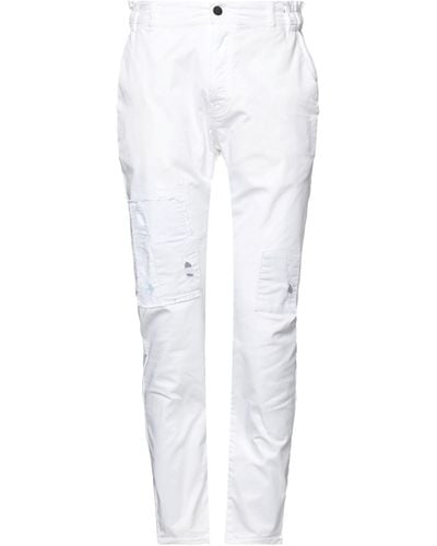 Frankie Morello Pantalon - Blanc