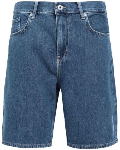 Karl Lagerfeld Jeansshorts - Blau