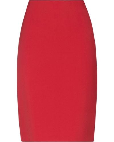 Emporio Armani Midi Skirt - Red
