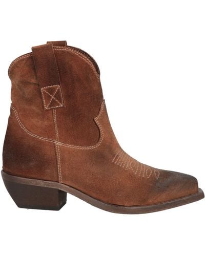 Manila Grace Bottines - Marron