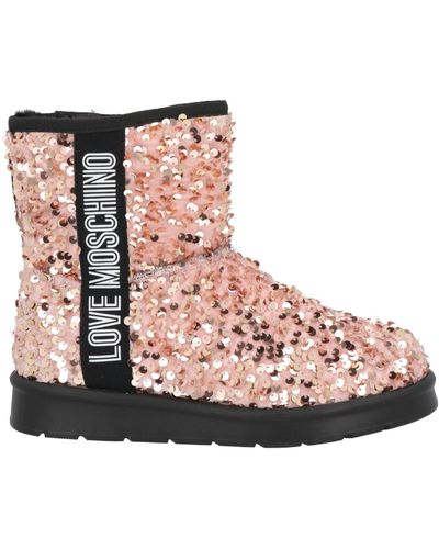 Love Moschino Ankle Boots - Pink