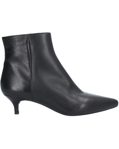 Unisa Ankle Boots Soft Leather - Black