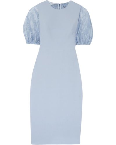 Lela Rose Midi Dress - Blue