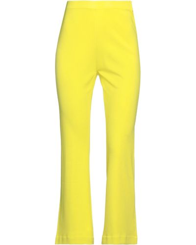 Kangra Cropped Trousers - Yellow