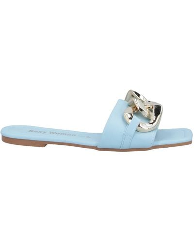 Sexy Woman Sandals - Blue