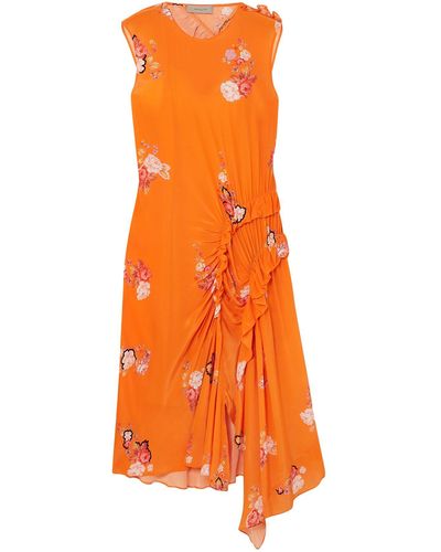 Preen Line Midi Dress - Orange
