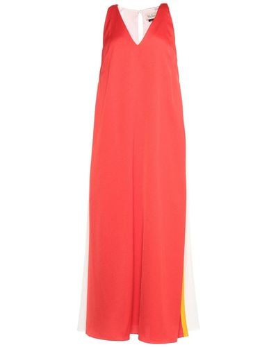 Mulberry Midi Dress - Red