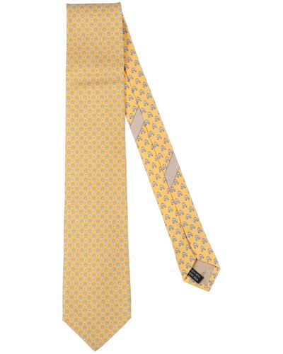 Ferragamo Ties & Bow Ties - White