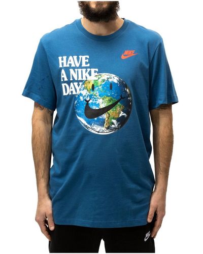 Nike T-shirts - Blau