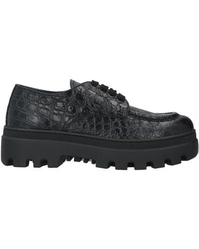 Car Shoe Lace-up Shoes - Black