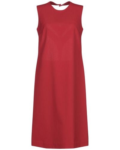 Maison Margiela Vestido midi - Rojo