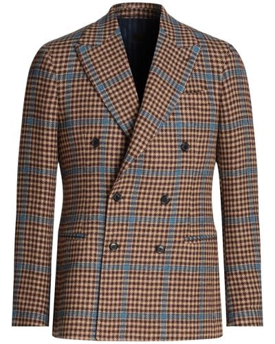 Mp Massimo Piombo Blazer - Brown