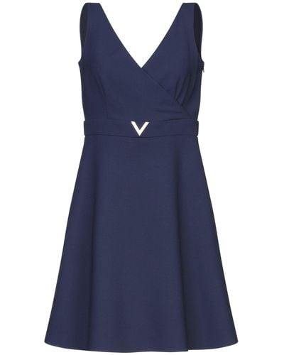 Valentino Kurzes Kleid - Blau