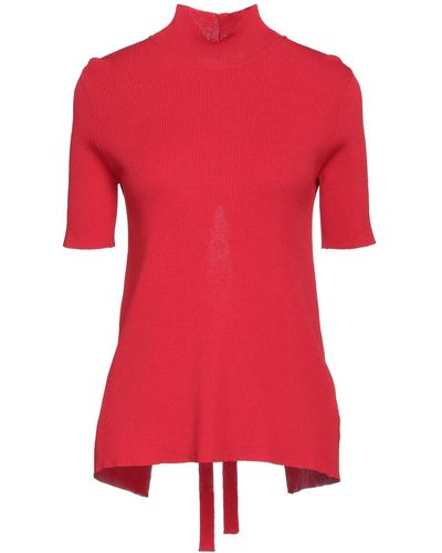 Erika Cavallini Semi Couture Turtleneck - Red