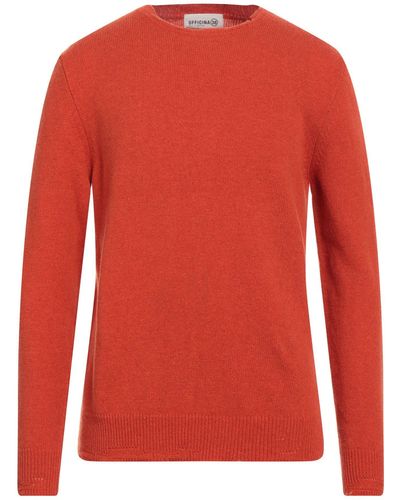 Officina 36 Pullover - Rosso