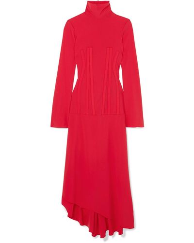 Ellery Midi Dress - Red