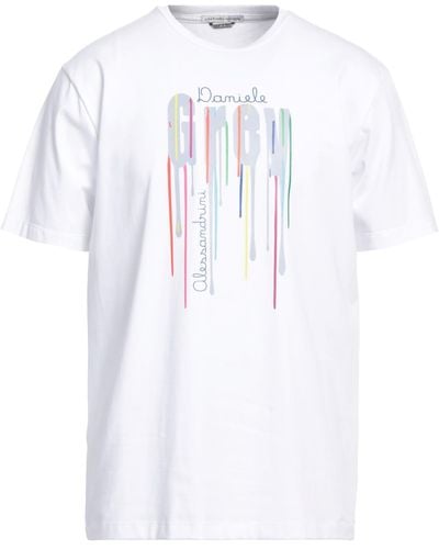 Grey Daniele Alessandrini T-shirt - White