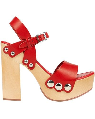 Jeffrey Campbell Mules & Zoccoli - Rosso