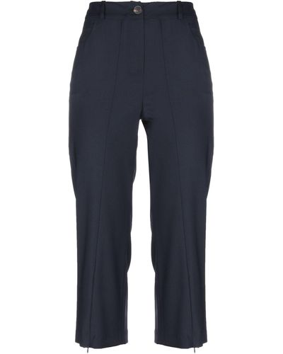 AALTO Cropped Trousers - Blue