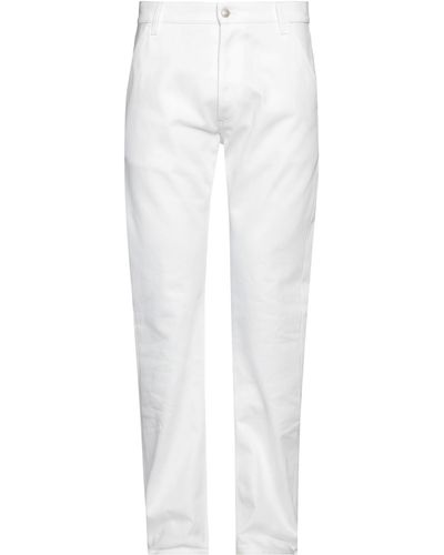 Alexander McQueen Pantaloni Jeans - Bianco
