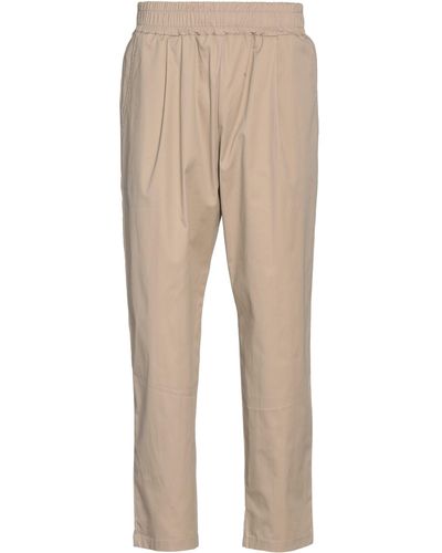 FAMILY FIRST Pants Cotton, Elastane - Natural