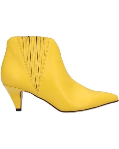 Douuod Ankle Boots - Yellow