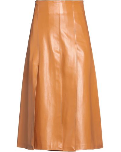 A.W.A.K.E. MODE Midi Skirt - Orange