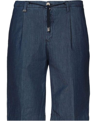 Barbati Denim Shorts Cotton, Elastane - Blue