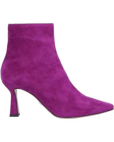 Lola Cruz Ankle Boots - Purple