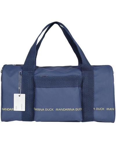 Mandarina Duck Duffel Bags - Blue