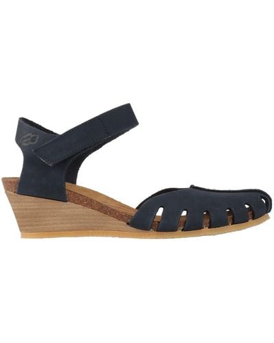 Loints of Holland Sandals Leather - Blue