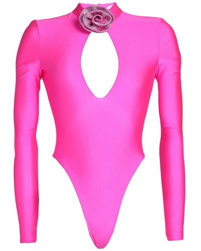 GIUSEPPE DI MORABITO Bodysuit - Pink