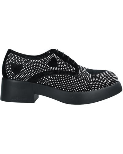 Love Moschino Zapatos de cordones - Negro