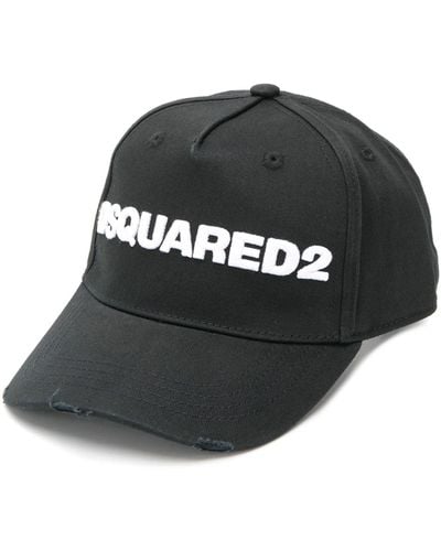 DSquared² Baseballcap mit Logo - Schwarz