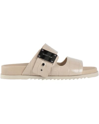 Burberry Dove Sandals Soft Leather - White
