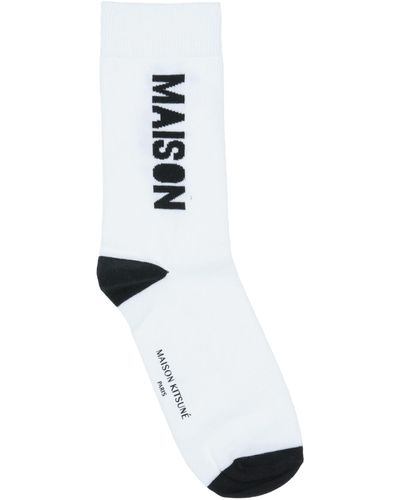 Maison Kitsuné Socks & Hosiery - White