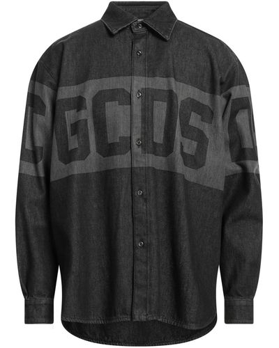 Gcds Denim Shirt - Black