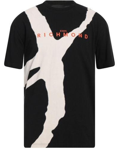 John Richmond T-shirts - Schwarz